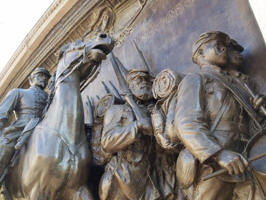Robert Gould Shaw and the 54th Regiment Memorial by null