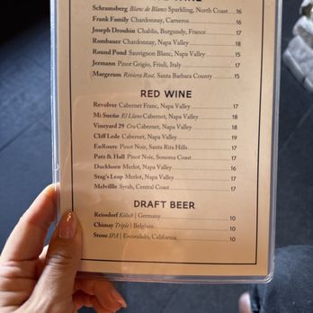 Bandera - Wine and beer menu - American Near Me - Corona Del Mar, California Bandera - Wine and beer menu - American Near Me - Corona Del Mar, California