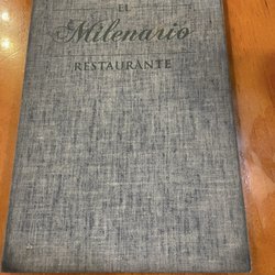 El Milenario - Menu