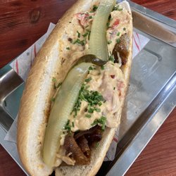 Make No Bones - Vegan Philly cheesesteak
