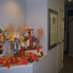 Scott Cohen, DDS, Florence Au, DMD & Mark Stevenson, DDS - Fall decorations