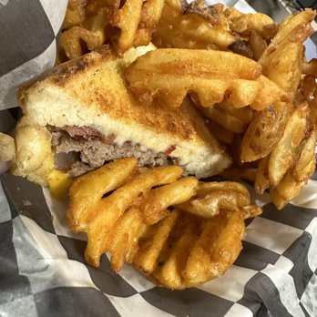Pierside Entertainment Center - patty melt with waffle fries - Bowling Near Me - Norfolk, Virginia Pierside Entertainment Center - patty melt with waffle fries - Bowling Near Me - Norfolk, Virginia