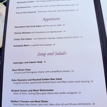 Mama's Fish House - Menu - Seafood Near Me - Paia, Hawaii Mama's Fish House - Menu - Seafood Near Me - Paia, Hawaii