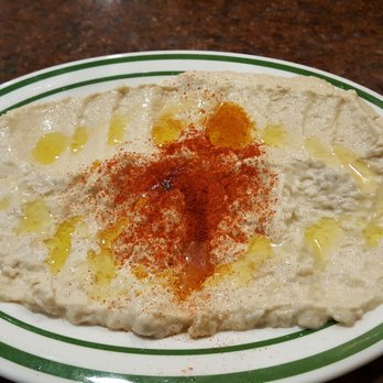 Yemen Café & Restaurant - Half hummus half babagannouj - Middle Eastern Near Me - Brooklyn, New York