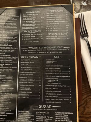 Menu photo 5 SOB Steakhouse Liberty Township, OH