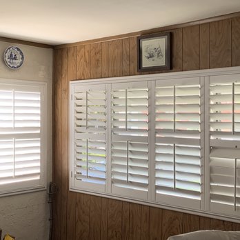 Arellano Interiors - Looks nice right... Look again, lower right shutter... - Shades & Blinds Near Me - Paramount, California