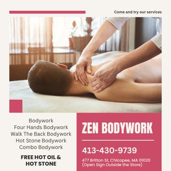 Zen Bodywork - Come and try our services - Massage Near Me - Chicopee, Massachusetts