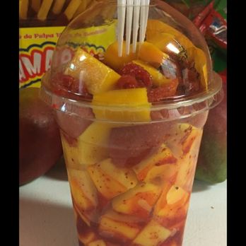 Taqueria Rosy - a plastic cup filled with fruit - Mexican Near Me - Conroe, Texas Taqueria Rosy - a plastic cup filled with fruit - Mexican Near Me - Conroe, Texas