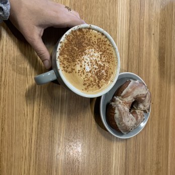 Little Bear Coffee - Cedar vanilla latte & maple donut - Coffee & Tea Near Me - Albuquerque, New Mexico Little Bear Coffee - Cedar vanilla latte & maple donut - Coffee & Tea Near Me - Albuquerque, New Mexico
