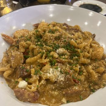 Bistro 135 - The Jambalaya is so good! Their homemade noodles are yummy! The sauce is  perfect! - Italian Near Me - Tracy, California