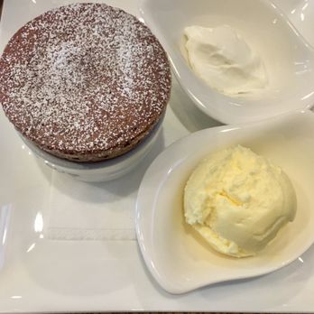 Ciel Dessert - Chocolate soufflé, vanilla ice cream, and whipped cream - Desserts Near Me - Westwood, New Jersey
