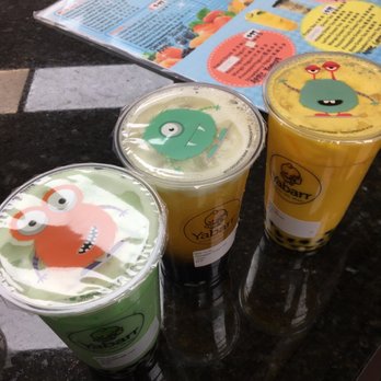 Yabarr Tea - three drinks on a table - Bubble Tea Near Me - Indianapolis, Indiana