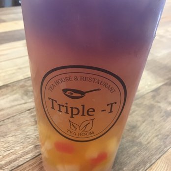 Triple-T - Purple Iced Tea with Mango Iced Tea - Noodles Near Me - Gardena, California