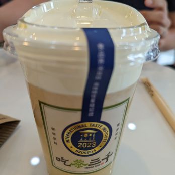 Chicha San Chen - Green tea, mousse, perfect sugar, and light ice - Bubble Tea Near Me - Austin, Texas Chicha San Chen - Green tea, mousse, perfect sugar, and light ice - Bubble Tea Near Me - Austin, Texas
