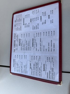 Menu photo 1 The Landing Strip San Diego, CA Menu photo 1 The Landing Strip San Diego, CA