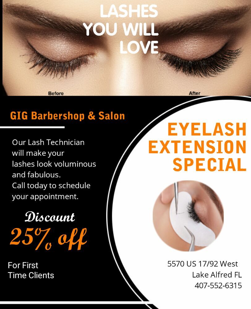 GIG Barber Shop & Salon Logo