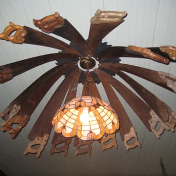 Old Mill Cafe - Saw Chandelier - Breakfast & Brunch Near Me - Carlsborg, Washington