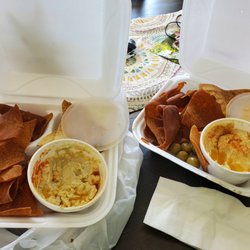 Naji's Pita Gourmet - Baba ghanoug and hummus