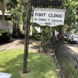 Christopher Leggio, DPM - Outside sign
