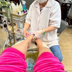 GALAXY NAIL & SPA - Hot stone baby love love it