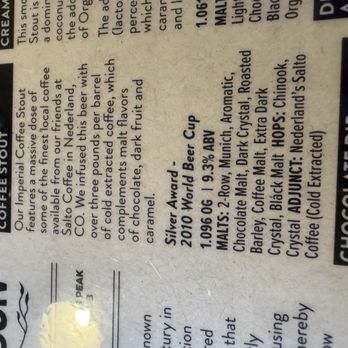 Mountain Sun Pub & Brewery - Stout menu - Pubs Near Me - Boulder, Colorado Mountain Sun Pub & Brewery - Stout menu - Pubs Near Me - Boulder, Colorado