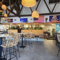 Inside dining area