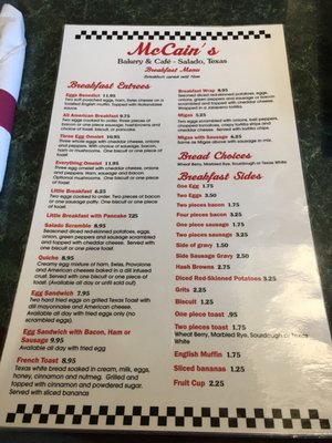 Menu photo 8 McCain's Bakery & Cafe Salado, TX Menu photo 8 McCain's Bakery & Cafe Salado, TX