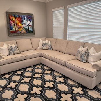 Carlson's Upholstery - The after! No more lumpy back cushions. - Furniture Reupholstery Near Me - Paramount, California Carlson's Upholstery - The after! No more lumpy back cushions. - Furniture Reupholstery Near Me - Paramount, California