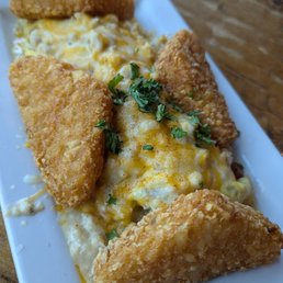 The Pirates Breakfast Log and Potato Wedges are delicious! Loaded with breakfast meat!