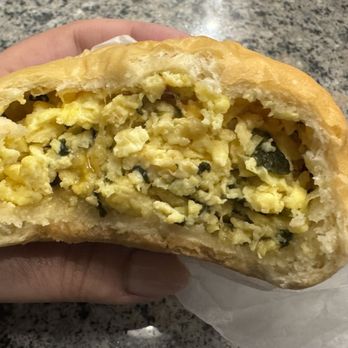 Kolache Factory - Flavor of the Month - Spinach Florentine - Breakfast & Brunch Near Me - Katy, Texas