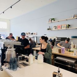 Inside coffee bar