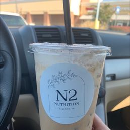 Pumpkin spice iced latte Pumpkin spice iced latte