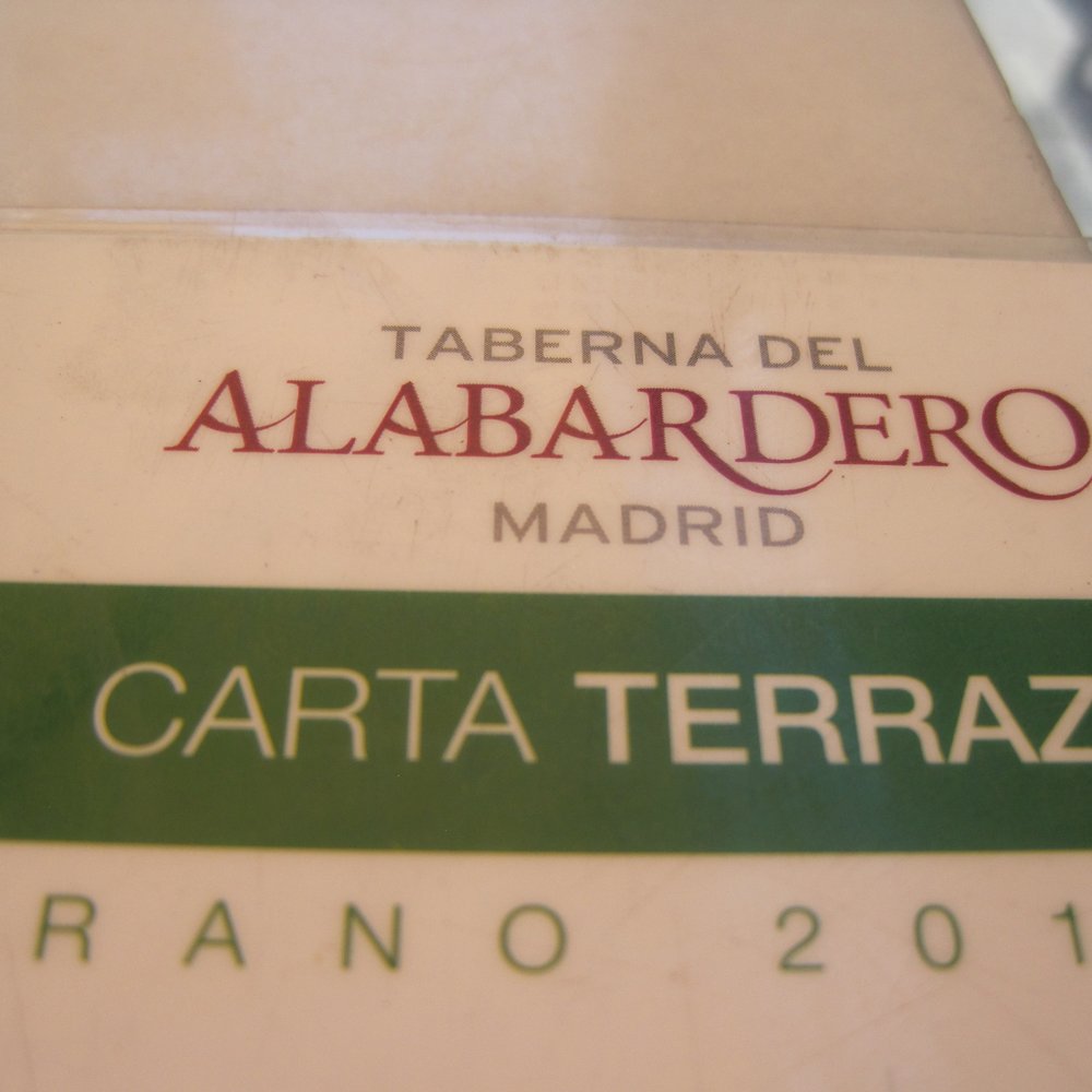 La Taberna del Alabardero - Menu - Spanish Near Me - Madrid, M