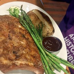 Half Rack Back Pork Ribs with sauce on side Half Rack Back Pork Ribs with sauce on side