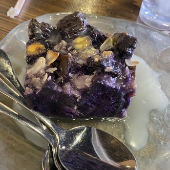 CRAFTkitchen - Ube Bread Pudding - New American Near Me - Henderson, Nevada CRAFTkitchen - Ube Bread Pudding - New American Near Me - Henderson, Nevada