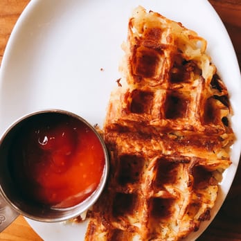 Bar Siena - Waffle hash brown - Italian Near Me - Chicago, Illinois