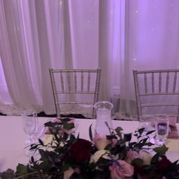 Bride and grooms table