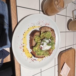 Avocado Toast w Poached Egg