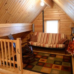 Moss Landing - Ship's Quarters -movie loft with futon and large screen TV with VCR/DVD combo