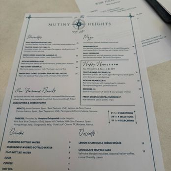 Mutiny in the Heights - Menu (January 2026) - Wine Bars Near Me - Houston, Texas Mutiny in the Heights - Menu (January 2026) - Wine Bars Near Me - Houston, Texas