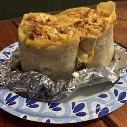 Dos Banderas - Chorizo breakfast burrito. Not the best chorizo in the world; could have been brighter and more vibrant flavor-wise.