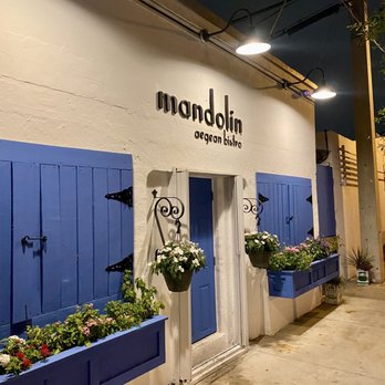 Mandolin Aegean Bistro - Outside - Mediterranean Near Me - Miami, Florida