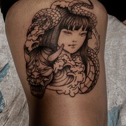 Mari Rose Tattoo - Tattoo Junji Ito