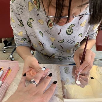 VIP Nails & Spa - A perfectionist at work! Love that she took her time and the outcome was fabulous! - Nail Salons Near Me - Brentwood, California VIP Nails & Spa - A perfectionist at work! Love that she took her time and the outcome was fabulous! - Nail Salons Near Me - Brentwood, California