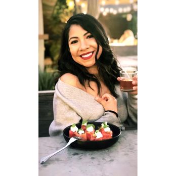 Small Barn - Cubed watermelon ft. Night of a Thousand Dreams Sazerac drink - New American Near Me - Temecula, California Small Barn - Cubed watermelon ft. Night of a Thousand Dreams Sazerac drink - New American Near Me - Temecula, California