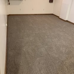 Our family room in our basement