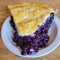Blueberry pie!