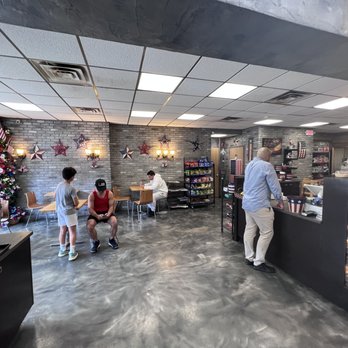 Bagel Supreme - customers at the counter of a coffee shop - Bagels Near Me - Rutherford, New Jersey Bagel Supreme - customers at the counter of a coffee shop - Bagels Near Me - Rutherford, New Jersey