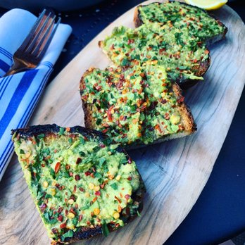 Bubo - Avocado toast during brunch service - Cocktail Bars Near Me - New York, New York