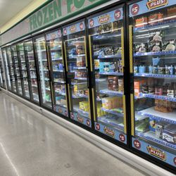 Dollar Tree - Small refrigerated/freezer section